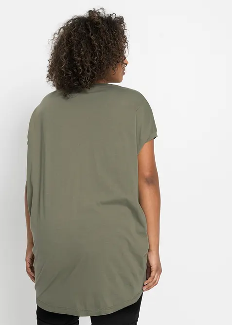 Maglia lunga in puro cotone, bonprix