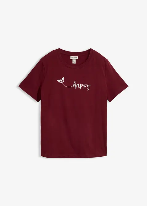 T-shirt in puro cotone, bonprix