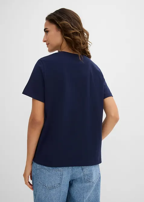 T-shirt in puro cotone, bonprix