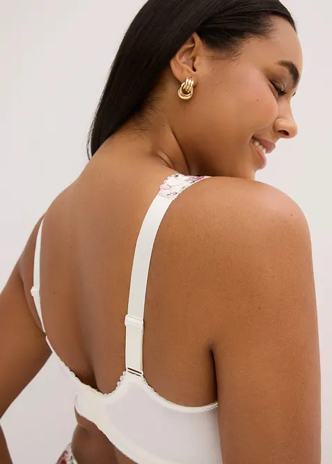 Reggiseno contenitivo senza ferretto con spalline imbottite, bonprix