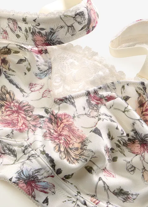 Reggiseno contenitivo senza ferretto con spalline imbottite, bonprix