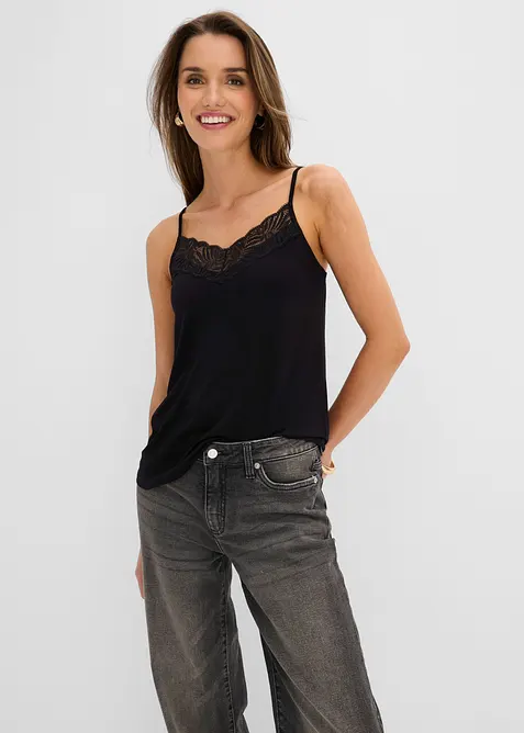 Top con spalline sottili, bonprix