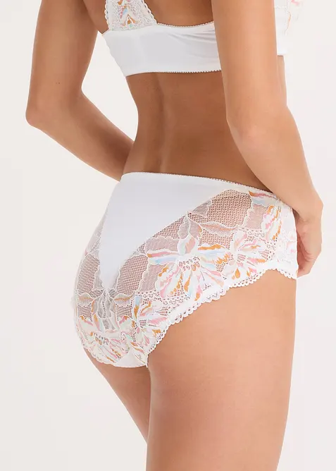 Slip alto con pizzo delicato, bonprix