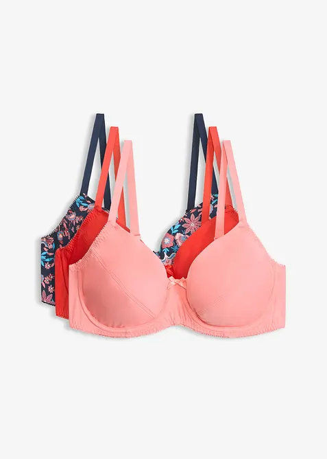 Reggiseno con ferretto e cotone biologico (pacco da 3), bonprix