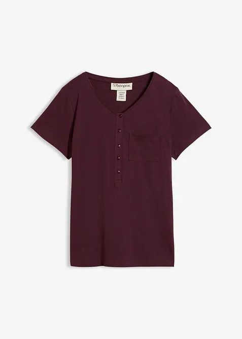 T-shirt in misto cotone e viscosa, bonprix