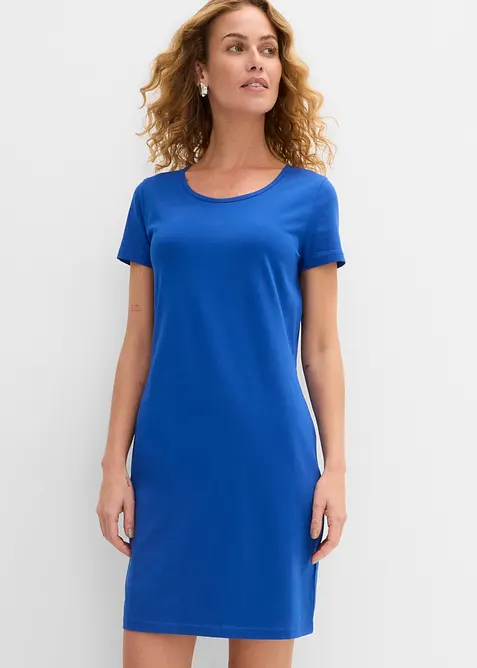 Abito in jersey di cotone biologico elasticizzato, bonprix