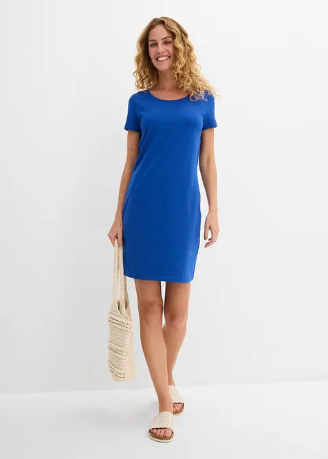 Abito in jersey di cotone biologico elasticizzato, bonprix