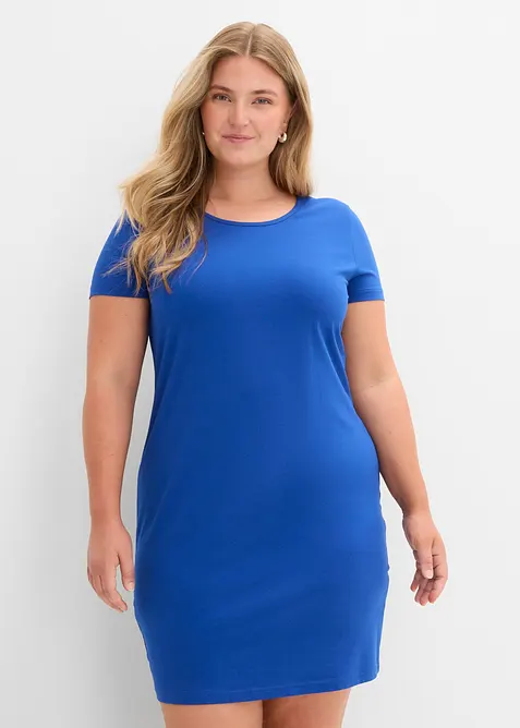 Abito in jersey di cotone biologico elasticizzato, bonprix