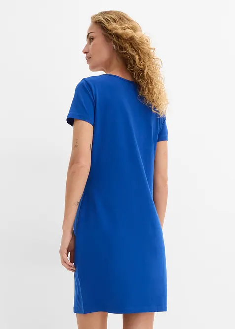 Abito in jersey di cotone biologico elasticizzato, bonprix