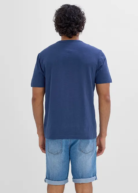 Maglia serafino in puro cotone biologico, bonprix