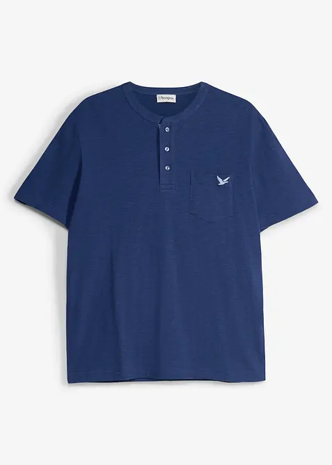 Maglia serafino in puro cotone biologico, bonprix