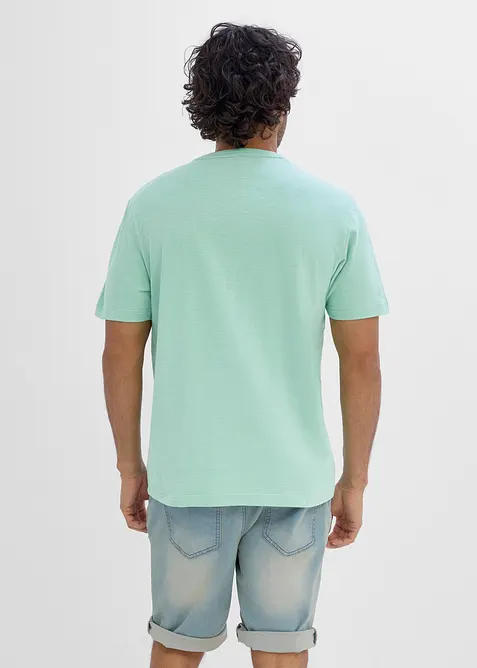 Maglia serafino in puro cotone biologico, bonprix