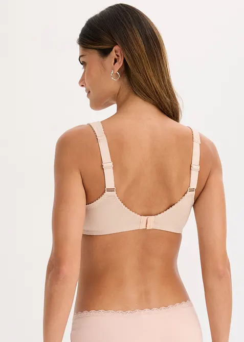 Reggiseno senza ferretto  con cotone biologico (pacco da 2), bonprix
