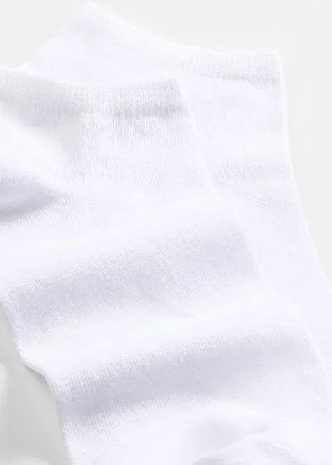 Calzini per sneakers con cotone biologico (pacco da 8 paia), bonprix