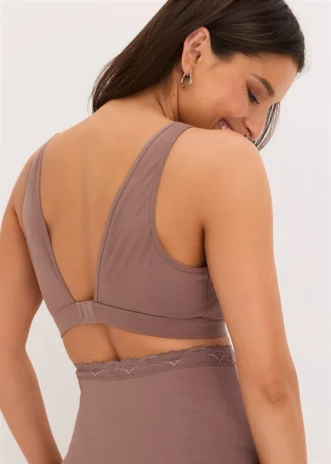 Reggiseno allattamento senza ferretto con cotone biologico, bonprix
