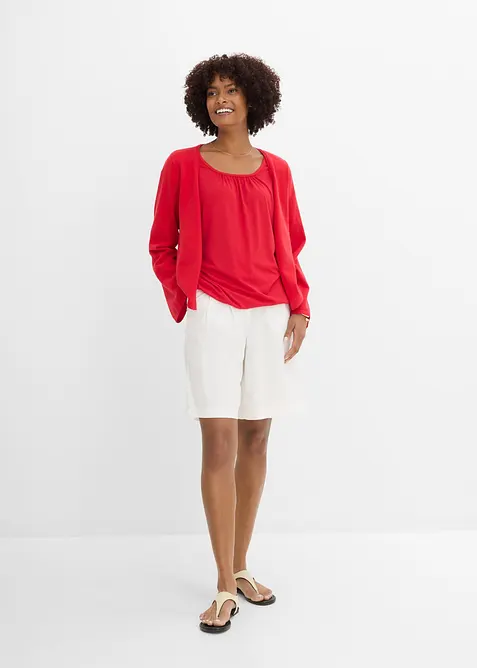 Maglia oversize in misto viscosa, bonprix