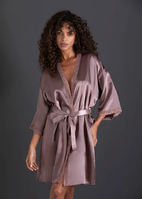Kimono in satin, bonprix