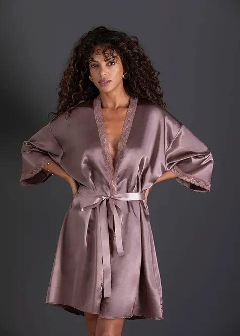 Kimono in satin, bonprix
