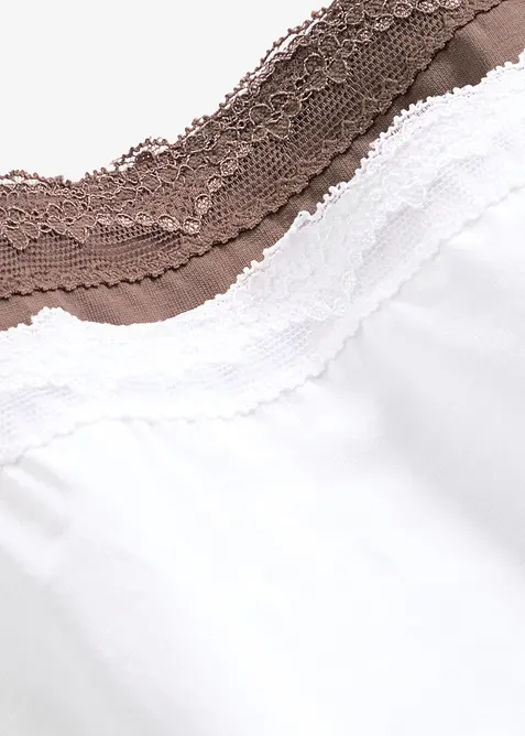Slip pr&eacute;maman con cotone biologico (pacco da 2), bonprix