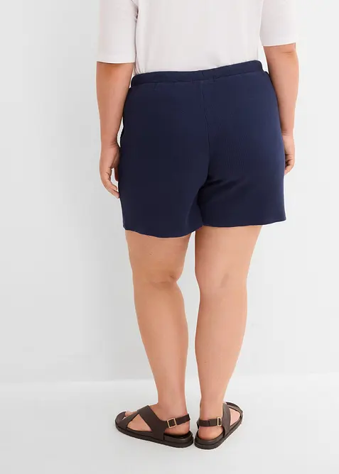 Shorts in puro cotone a trama operata, bonprix