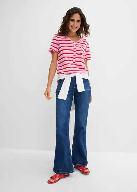 T-shirt in misto cotone, bonprix