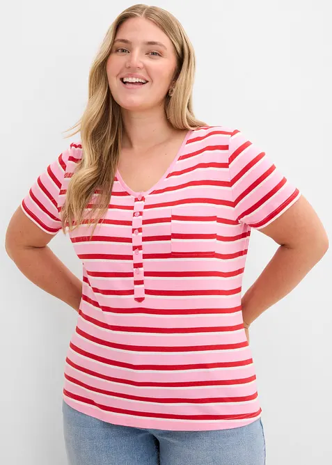 T-shirt in misto cotone, bonprix