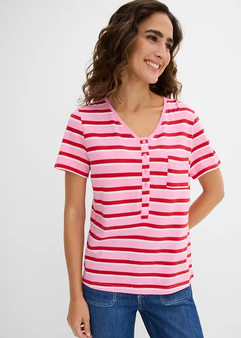 T-shirt in misto cotone, bonprix