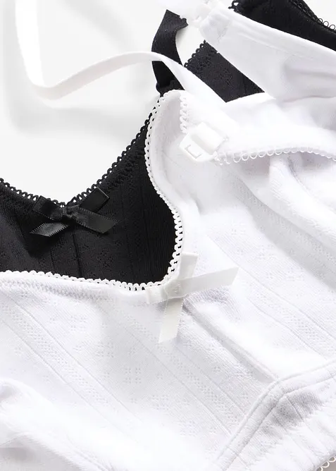Reggiseno allattamento senza ferretto con cotone biologico (pacco da 2), bonprix