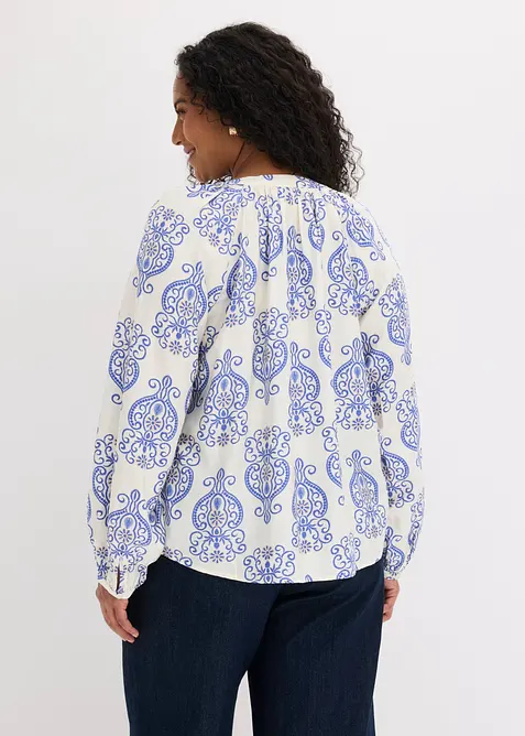 Blusa in misto viscosa fluido, bonprix