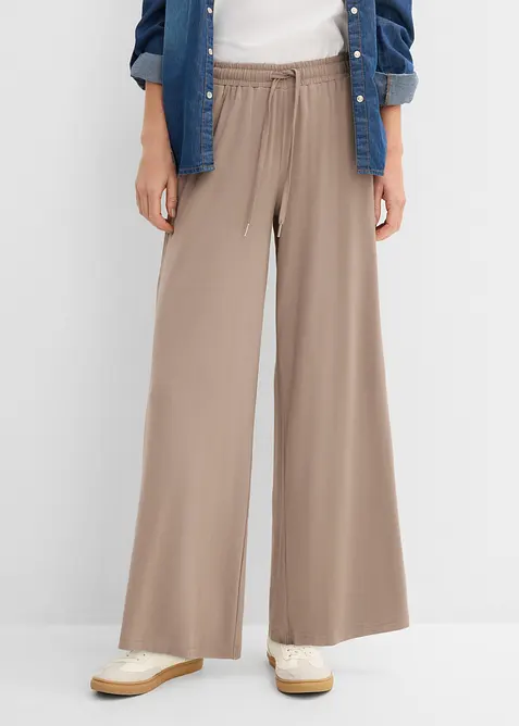 Pantaloni in jersey di viscosa fluente, bonprix