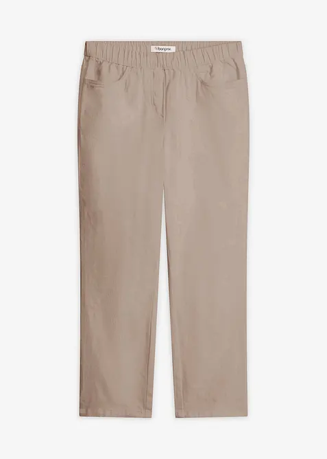 Pantaloni cropped elasticizzati, bonprix