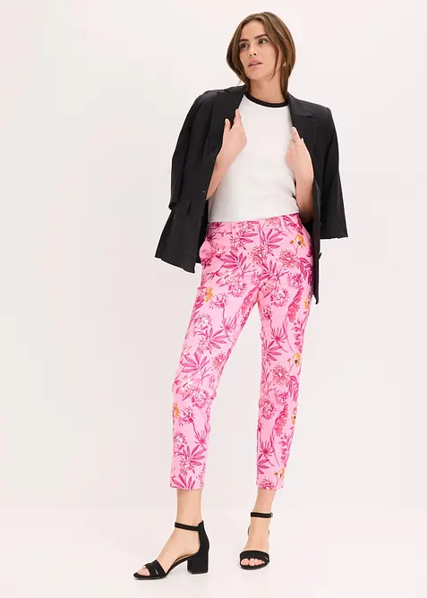 Pantaloni cropped elasticizzati, bonprix