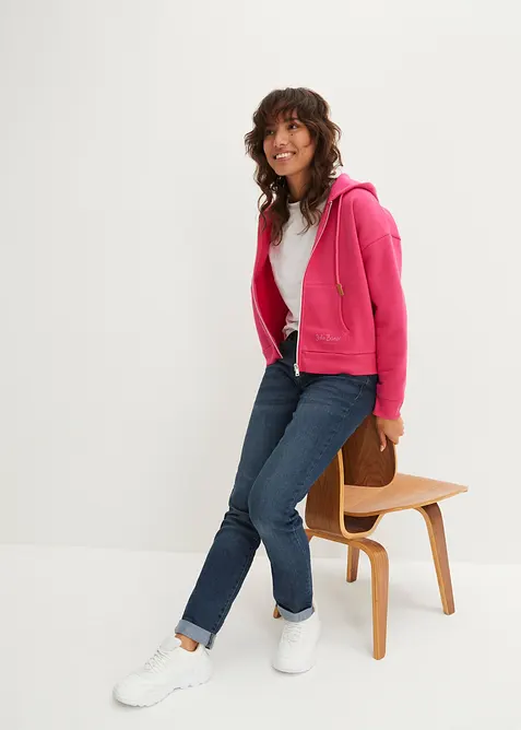 Jeans elasticizzati straight, vita alta, bonprix
