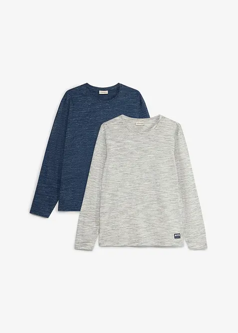 Maglia a maniche lunghe (pacco da 2), bonprix