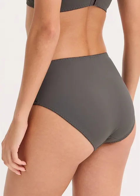 Slip alto con pizzo (pacco da 2), bonprix