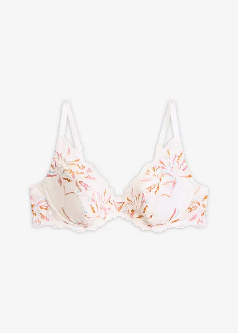 Reggiseno con coppe preformate e pizzo delicato, bonprix