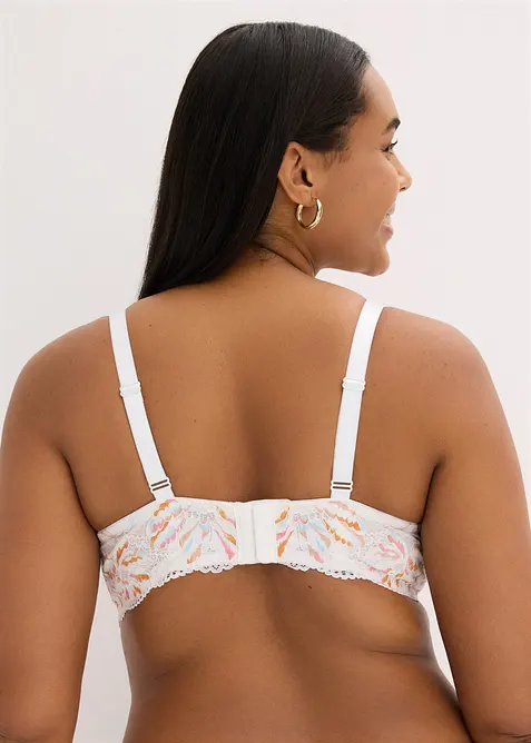 Reggiseno con coppe preformate e pizzo delicato, bonprix