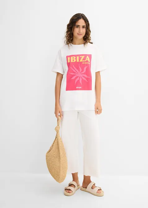 Maxi maglia in puro cotone biologico, bonprix