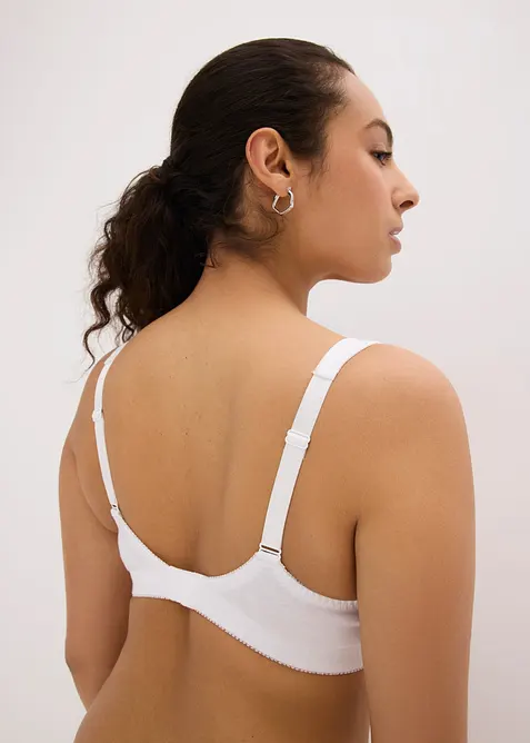 Reggiseno contenitivo senza ferretto con cotone confortevole, bonprix