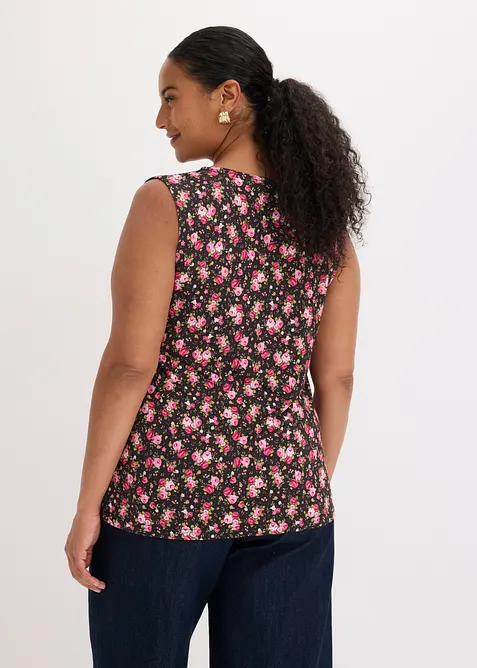 Top in jersey di misto viscosa, bonprix