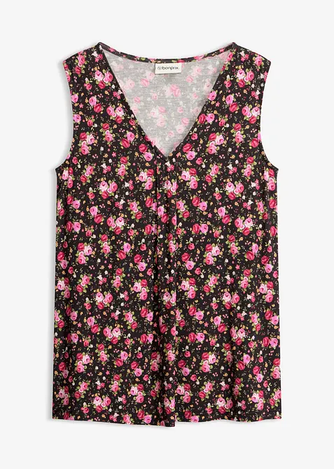 Top in jersey di misto viscosa, bonprix