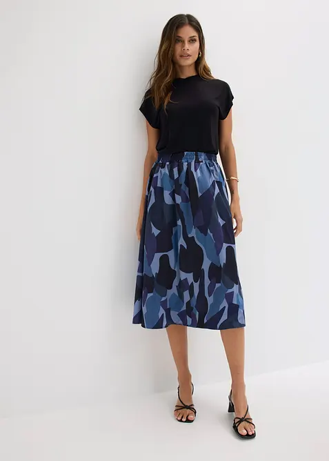 Gonna in satin fantasia, bonprix