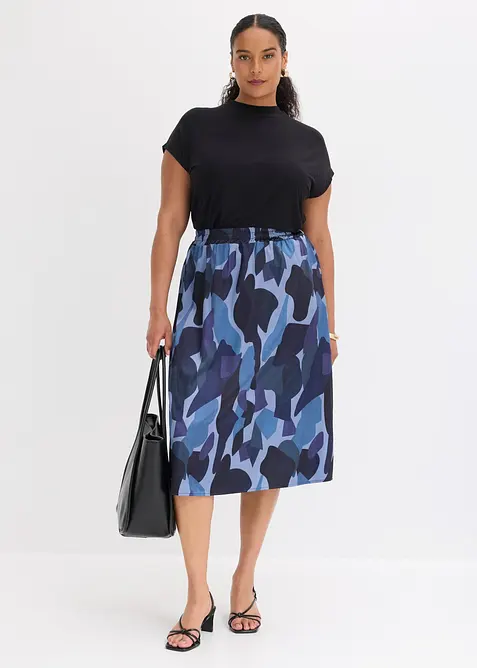 Gonna in satin fantasia, bonprix
