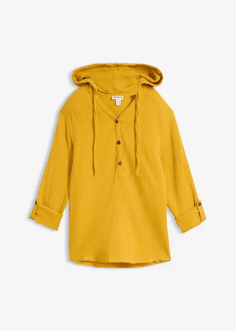 Blusa in mussola vaporosa, bonprix