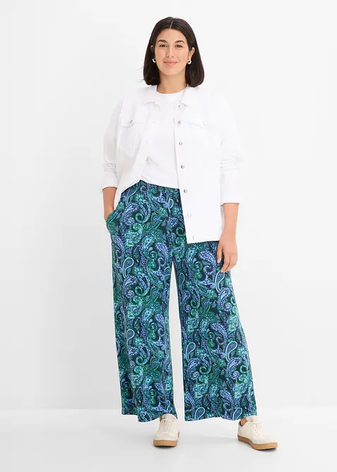 Pantaloni in jersey di viscosa fluida, bonprix