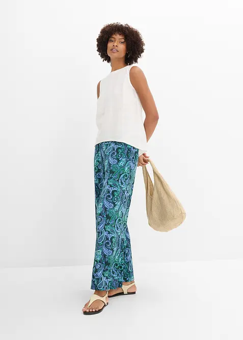 Pantaloni in jersey di viscosa fluida, bonprix