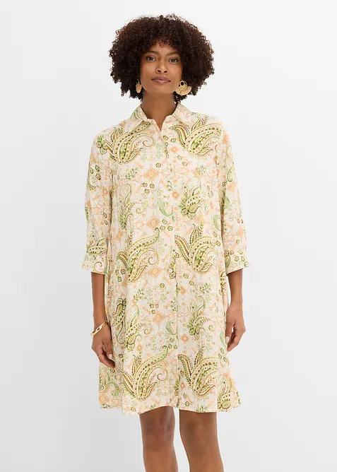 Abito chemisier in fantasia paisley, bonprix