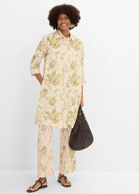 Abito chemisier in fantasia paisley, bonprix