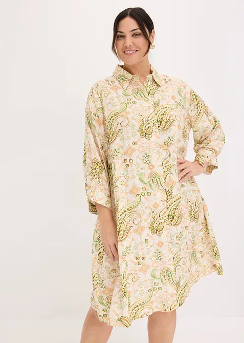 Abito chemisier in fantasia paisley, bonprix