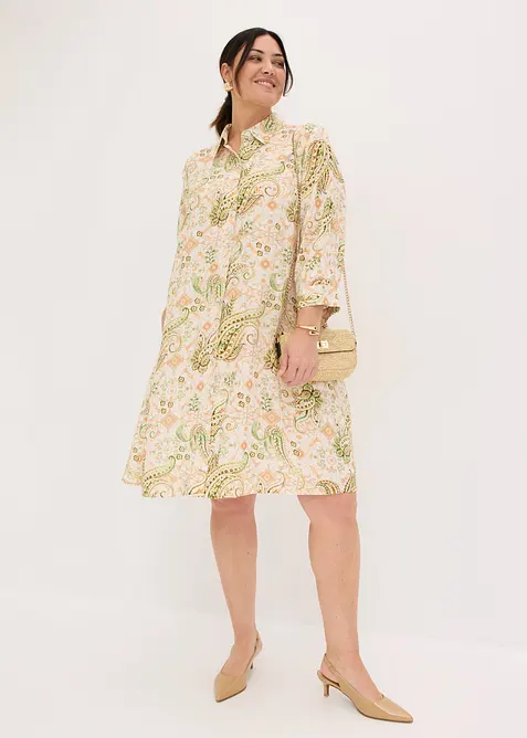 Abito chemisier in fantasia paisley, bonprix